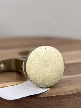 NWT Anthropologie Hilda Hook Brass Gold Wall Hardware Art Deco Modern NEW